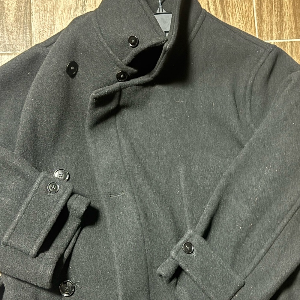 Lemaire inspired Long wool wrap Coat, (Authentic … - image 2